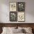 Framed Vintage Botanical Wall Art Bedroom, 4 Piece Rustic Farmhouse Floral Canvas Prints Artwork, Neutral Flower Butterfly Pictures for Modern Farmhouse Living Room Kitchen Bathroom Wall Decor, 11×14