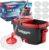 Mop and Bucket Set with Wringer, Spin Mop Floor Cleaning System with 6 Replacement Microfiber Heads & 61″ Extra-Long Handle for Home Floor, Dark Grey