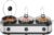 Chefman Triple Slow Cooker & Food Warmer, Three Crock Slowcooker with 2.5 Qt. Ceramic Crocks, 7.5-Quart Total Capacity, PFAS-Free, Three Temperature Settings, Dishwasher-Safe Parts – Stainless Steel