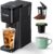 Tastyle Mini Hot and Iced Coffee Maker Single Serve, for K Cup and Ground, 6 to 14 Oz Brew Sizes, with Recipe Book, for Home, Travel, RV, Office and Dorm,Classic Black (2.0 Version)