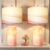 Scenekoy 23″ Alabaster Table Lamp Set of 2 with Night Light for Bedroom Living Room, Rotary Switch, Pink Modern Table Lamp with Linen Shade, Nightstand Lamps for Room Bedside Office (Bulb Included)