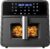 Emerson SmartVoice 10QT 6-in-1 Air Fryer, 1000+ Voice Control Commands, 100+ Recognized Food, No APP, No WIFI, No Setup, Nonstick Basket, Air Fry, Bake, Reheat, Dehydrate, 1700W