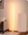 EDISHINE LED Corner Floor Lamp, Modern Slim Dimmable Light, Adjustable Height, 57.5″ Minimalist Tall Lamp for Living Room, Bedroom, Office, 3000K Warm White Light (Gold)