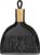 MR.SIGA Mini Dustpan and Brush Set, Portable Cleaning Brush and Dustpan Combo with Bamboo Handle, Black, 1 Set