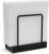 Wican Napkin Holder for Table, Bamboo Iron Standing Napkin Dispenser for Kitchen Dining Farmhouse Cocktail Picnic Bar Rustic Wood Holders for Paper Mail Bills Suitable for All Dining Room Decors Black
