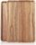 2 PCS 16 x 12 in Large Solid Acacia Wood Serving Trays Rectangular Wooden Serving Platters Natural Wooden Boards for Bar Coffee Party（Wood Log Color）