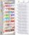 UVIAHOMI 20-30 Pairs Over the Door Shoe Organizer, Clear Pockets Hanging Shoe Storage for Closet, 10-Tier Door Shoes Rack, Handing Shoes Holder Fit All the Family’s Sneakers, Boots, Heels, White