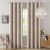 MIULEE 100% Blackout Linen Textured Curtains for Bedroom Solid Thermal Insulated Natural Beige Grommet Room Darkening Curtains & Drapes Luxury Decor for Living Room 52 x 84 Inch (2 Panels)