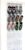 Simple Houseware 24 Pockets – Crystal Clear Over The Door Hanging Shoe Organizer, Gray (64” x 19”)