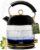 Glass Electric Kettle No Plastic, Stainless Steel, Auto Shut Off and Keep Warm Function – Black and Gold Tea Kettle with Temperature Control – 1500W Fast Hot Water Boiler for Coffee and Tea