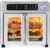 Emeril Lagasse Extra Large French Door Air Fryer Toaster Oven Combo, 24 Cooking Functions and Digital Controls, 7 Accessories Included, Stainless Steel Finish, 26QT Capacity