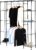 Amazon Basics Expandable Metal Hanging Closet Organizer System with Storage Shelves, Adjustable, Easy to Assemble, 57-80″L x 14″W x 72″H, Black