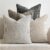 MIULEE Pack of 4 Couch Throw Pillow Covers 18×18 Inch Neutral Soft Decorative Chenille Pillow Covers Farmhouse Boho Cushion Covers for Mid Century Modern Spring Home Decor Sofa Bedroom Living Room