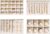 Velvet Jewelry Drawer Organizer Trays – 4-Layer Stackable Jewelry Storage Inserts Set, Beige Jewelry Tray Set for Earrings, Rings, Necklaces, Bracelets with Removable Dividers for Dresser & Vanity