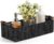 Bathroom Baskets for Organizing with Handle Decorative Basket for Bathroom Countertop Storage Toilet Paper Storage Basket for Toilet Tank Top Small Baskets Set,Black