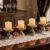 Set of 4 Gold Pillar Candle Holder, 3.5” Decorative Antique Metal Candle Holders Vintage Centerpiece Dishes Pedestal Bowls for Wedding, Home, Dining Table, Fireplace Mantel, Shelf Decor