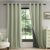 FMFUNCTEX 100% Blackout Curtains for Bedroom, Sage Green Geometric Weave Curtains 84 Inches Long Textured Thermal Insulated Curtain for Living Room, Black Out Drapery Grommet 2 Panels
