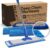 18” Pro Microfiber Hardwood Floor Mop – Cleans Floor in Seconds | Dust & Wet Mopping | Hardwood, Tile, Laminate & Vinyl with 3 Washable Pads, No Buckets Needed with Deluxe Household Mop
