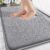 OLANLY Thick Memory Foam Bath Mat Rug 30×20, Extra Soft Absorbent Bathroom Rugs, Quick Dry Bath Mats, Non-Slip, Machine Washable Carpet for Bathroom, Tub and Shower, Home Decor Accessories, Grey