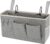 Bedside Storage Caddy/Bedside Hanging Storage Bag for Headboards Bunk Beds Dorm Rooms Book Phone Magazine Holder (Grey)