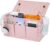 Bedside Caddy Storage Organizer for Bed Rails, Bed Caddy with 6 Pockets | Bedside Organizer with Fixed Straps and Hooks, Mattress Supported Versatile for Home, Dorm, Bunk, Hospital and Crib Bed