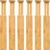 VaeFae 6-Pack Adjustable Bamboo Drawer Dividers, Expandable Drawer Organizer for Kitchen Utensils, Clothes, Bathroom, Office – Fits Drawer Interiors 16.6″ to 21.8″