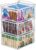 MSERCUOR Freezer Organizer Bins, 3 Pack Big Stackable Deep Chest Freezer Organizer Bins, Foldable Baskets with Handles, White Storage Container Baskets for 5 to 9 Cu.FT Deep Freezer Sort Frozen Meats