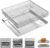 Air Fryer Basket Tray Replacement for Cuisinart TOA-60/65/70 air fryer | Toaster oven tray, 12.4 * 11”Steel Basket and Wire Rack Mesh Basket Accessories Parts, Dishwasher Safe