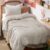 Bedsure Twin/Twin XL Comforter Set, Beige Soft Prewashed Bedding for All Seasons, 2 Pieces GentleSoft™ Bed Set, 1 Lightweight Comforter (68″x88″) and 1 Pillowcase (20″x26″)