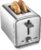 bella Stainless Steel 2 Slice Toaster with Extra Wide Slots & Removable Crumb Tray – 6 Browning Options, Auto Shut Off & Reheat Function – Toast Bread, Bagel & Waffle