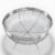Fine Mesh Strainer for Kitchen, Stainless Steel Colander Bowl for Pasta, Rice, Fruit, Metal Net Baskets with Resting Base – Strain, Drain, Rinse (Diameter 9.84 inch)