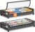 Yecaye 70L Under Bed Storage with Wheels, 2Pack Larger Capacity Under Bed Storage Containers, Underbed Shoe Storage Organizer, Rolling Under Bed Metal Drawers for Clothes, Blankets(35.5 x 17 x 6.7in)