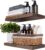 BGMG Wood Floating Shelves for Wall 18 inch Set of 2, Rustic Wooden Wall Mount Shelves for Bathroom Living Room Bedroom Kitchen Farmhouse -18x 6.7 x1.25 inch- Walnut Color