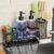 MASADI Kitchen Sink Caddy with Dish Soap Dispenser Set, 12OZ Glass Bottle, Hand and Dish Soap Dispenser Set, Non-Slip Silicone Pad, Brush Holder, Kitchen Sink Organizer Countertop (Black+Clear)