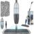 Spray Mop for Floor Cleaning with 360° Rotation – Multi-Surface Floor Cleaner for Wet/Dry Mopping Lightweight Handle for Kitchen Bathroom Hardwood&Tile Floors