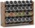 NESAPTO Spice Rack Organizer for Cabinet, Wood 4-Tier Vertical Seasoning Organizer, Wall Mount or Countertop Spice Shelf, Holds 28 Jars (No Jars Included), 14″ W x 9.4″ H