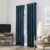 Sun Zero Nordic 2-pack Theater Grade Extreme 100% Blackout Grommet Curtain Panel Pair, 52″ x 96″, Teal