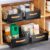 Pull out Cabinet Organizer,Heavy Duty Slide out Pantry Shelves Drawer Storage with Adhesive Nano Film,Sliding Mesh Cabinet Basket with Handle for Kitchen, Bathroom, Home, 11.8″W X 15.7″D X6.2″H,Black