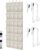 GORILLA GRIP Over the Door Shoe Organizer, 24 Large Breathable Mesh Pockets, Space Saving Hanging Storage Holder, Closet Rack Hanger Holds Up to 40 lbs, Hangs on Closets for Shoes, Accessories, Linen