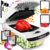 Fullstar Pro Original Vegetable Chopper – Chopper and Spiralizer – Food Chopper with Container, Fruit Cutter, Onion Dicer – All-in-One Prep Tool – Kitchen Gadgets and Gifts (2 in 1, White)