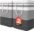 HomeHacks 2 Pack Large Laundry Baskets, Waterproof, Freestanding Laundry Hampers, Collapsible Clothes Hamper with Reinforced Handles in Laundry Room, College Dorm, Bathroom, Bedroom (Grey, 75Lx2)