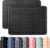 2 Pack Caketime Silicone Dish Drying Mat for Kitchen Counter Under Sink Protector Organizers Cooking Baking for Blackstone Griddle Accessories Coffee Mats Appliance Stone Rack Trays Drain Black