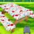 misaya Picnic Table Cover with Bench Cover, Waterproof Elastic Fitted Tablecloth for 6 Foot Tables, Rectangle Washable Polyester Fabric Tablecloths for Picnic, Camping, Outdoor (Flower, 30″ x 72″)