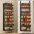 8 Tier Over The Door Pantry Orangizer 2 IN 1 Wall Mounted or Hanging Spice Rack with Adjustable Wood Basket,Heavy Duty Seasoning Storage Shelf for Kitchen Pantry and Bathroom
