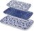 vancasso Porcelain Serving Trays for Party, Serving Platters Set of 3,Serving Dishes for Entertaining, Ceramic Party Trays and Platters for Serving Food, 16″/14″/12″ Inch, Series SELENE