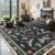 8×10 Area Rugs, Insect Ultra Soft Washable Rug Non Slip with Rubber Back, Stain Resistant Rugs for Living Room, Bedroom, Dining Room(Dark Black Butterfly)
