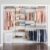 Rubbermaid Configurations Deluxe Custom Closet Kit 4-8 Ft. Adjustable Metal Wire Shelving Titanium Finish Expandable Organization System Hardware Included for Home Closet/Pantry/Laundry/Mudroom