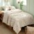 Bedsure Tufted Boho Comforter Set Twin Size – Beige Boho Bed Set, GentleSoft™ 2 Pieces Farmhouse-Style Embroidery Bedding, Gifts for Woman, Soft Jacquard Kids’ Twin Comforter for All Seasons