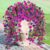 Artificial Hanging Petunias Flowers for Outdoor, 2pcs Fake Plants Long Vine Morning Glory Eucalyptus, UV Resistant Realistic Faux Greenery Indoor Outside Patio Porch Garden Spring Summer Decor, Purple