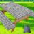 misaya Picnic Table Cover with Bench Cover, Waterproof Elastic Fitted Tablecloth for 6 Foot Tables, Rectangle Washable Polyester Tablecloths for Picnic, Camping, Outdoor (Black, 30″ x 72″)